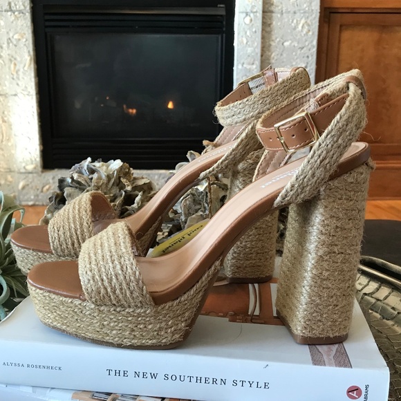 PLAYA JUTE PLATFORM HEELS - Picture 6 of 13